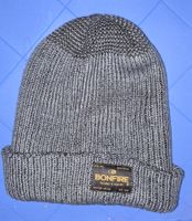 Mütze Bonfire gestrickt grau meliert  neu
