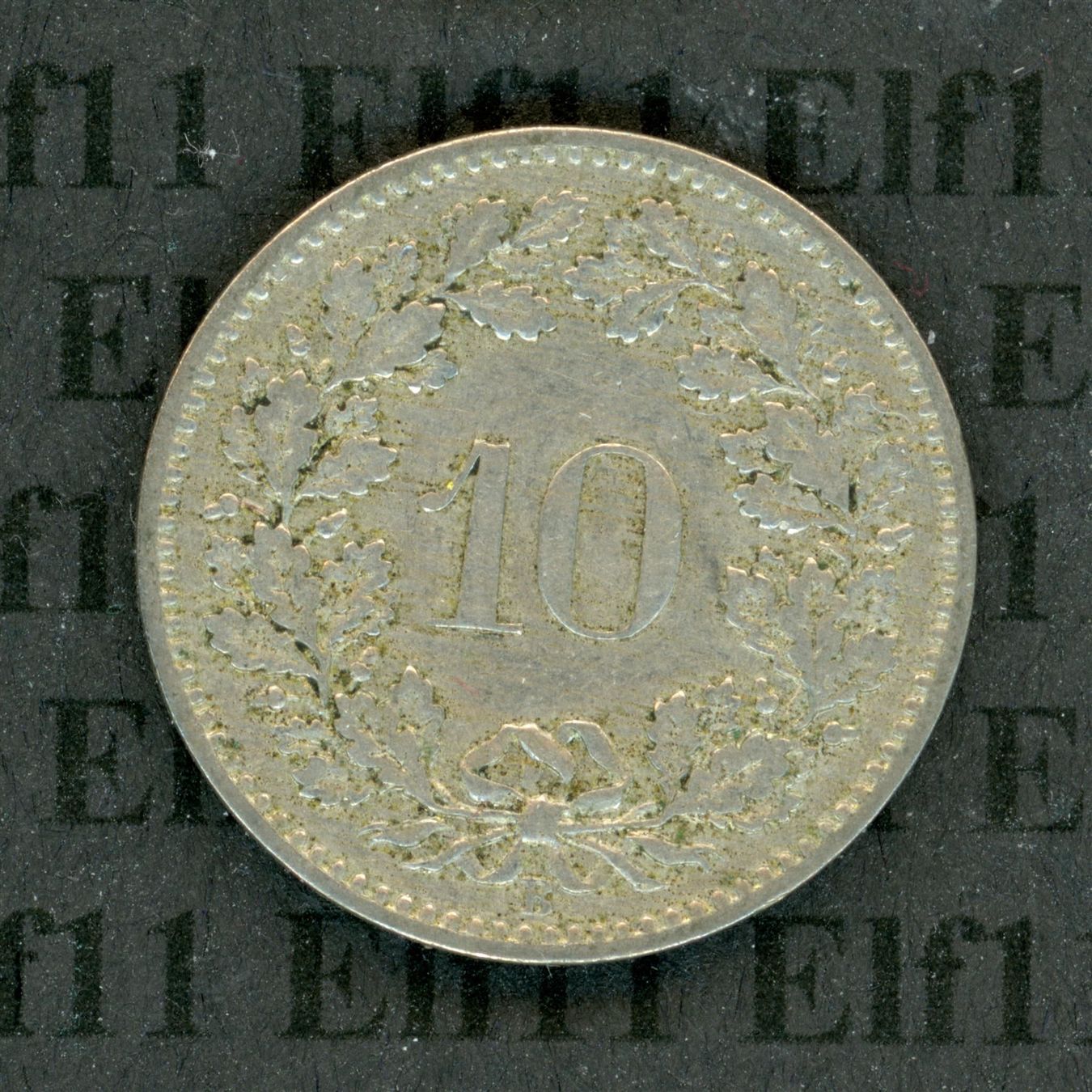 Tutti le monete: CHF___0.10 1894 ss-vz 10 Rappen – Usato da Widnau venduto da Elf11 1