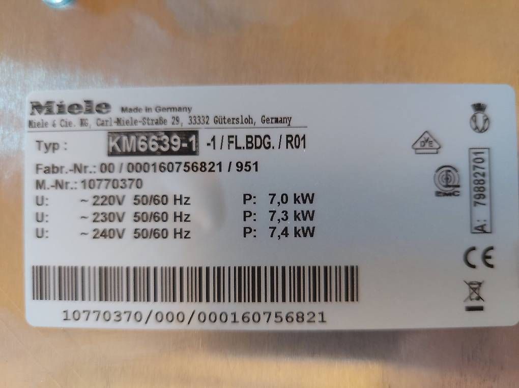 Cucine: Miele Induktionskochfeld KM6639-1 – Usato da Matzingen venduto da Spongetop 1