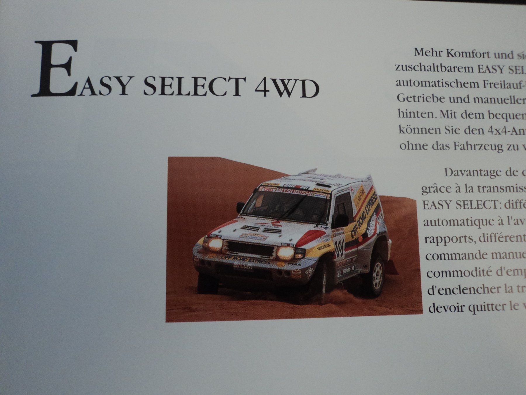 Mitsubishi Documents: Prospekt Mitsubishi L200 1999 – D'occasion à Schwarzenburg par modelCARama 4