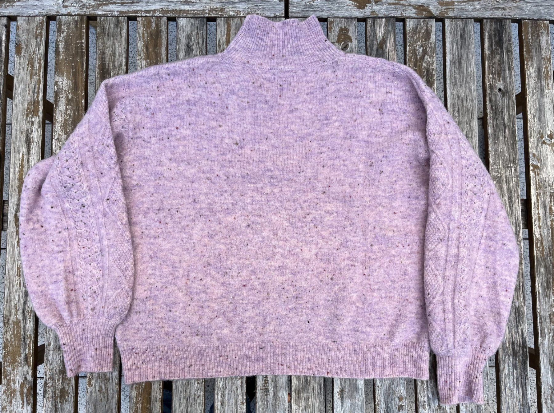 Des Petits Hauts Pullover & Sweatshirts: Des Petits Hauts Dino Alpaka-Pullover rosa – Gebraucht aus Zürich von fra_f68d 4