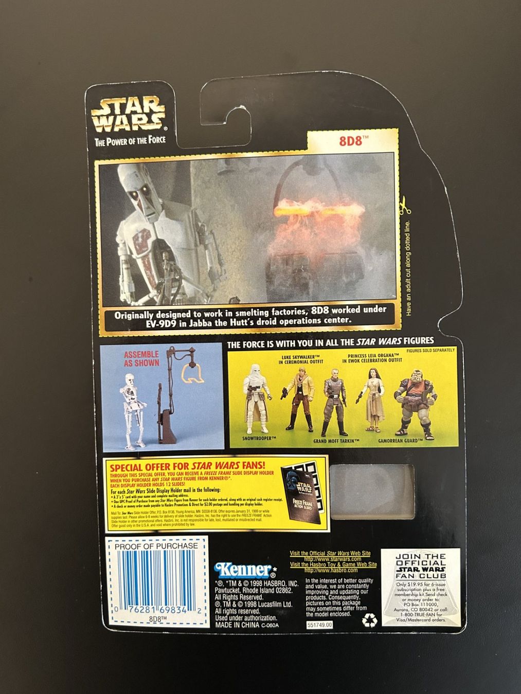 Star Wars - 8D8 - Freez Frame - Kenner - 1998 (Neu und originalverpackt ...