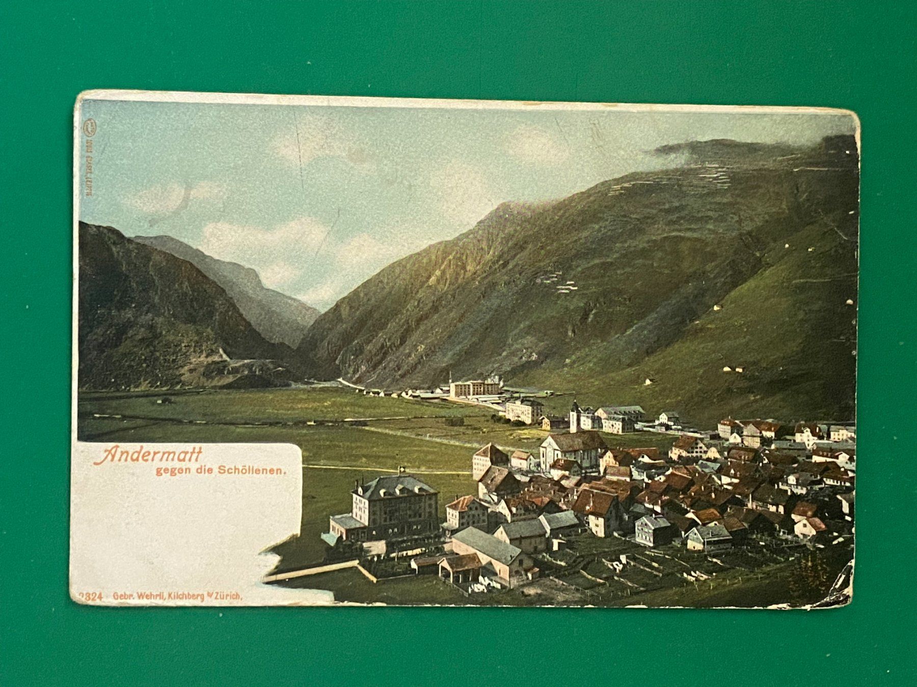 Ansichtskarten: Andermatt - gegen Schöllenen – Gebraucht aus Steg VS von danwer74