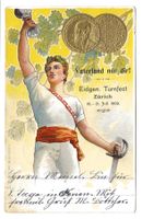 Zürich - Eidgen. Turnfest 1903 - Vaterland nur dir ! Litho