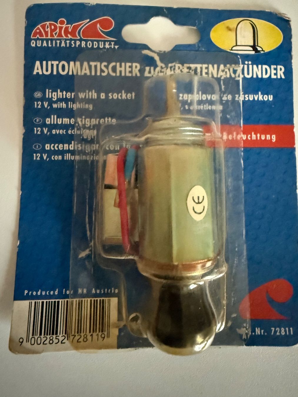 Tutti i ricambio: APIN Automatischer Zigarettenanzünder 12V – Nuovo e nell'imballaggio originale da Altendorf venduto da Elenaneagu22