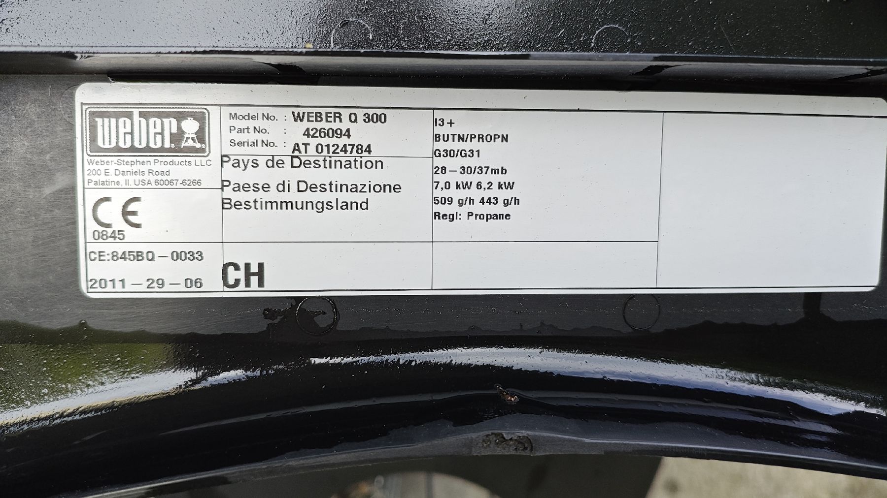 Griglie: Weber Q 300 BUTN/PROPN BBQ grill – Usato da Zürich venduto da lau_nmx8 9
