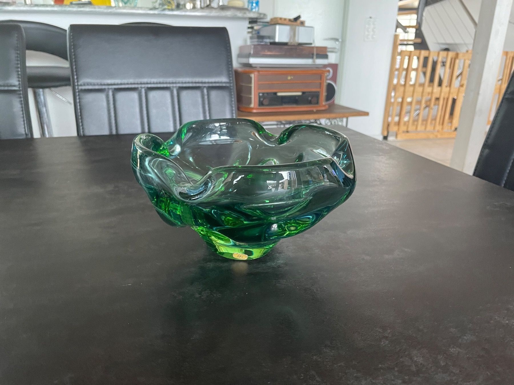 Portacenere: Ancien Cendrier Verre Soufflé Skrdlovice – Usato da Vallamand venduto da Bricbracbroc82 3