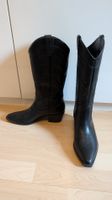 Cowboystiefel Damen schwarz Kunstleder Grösse 38 