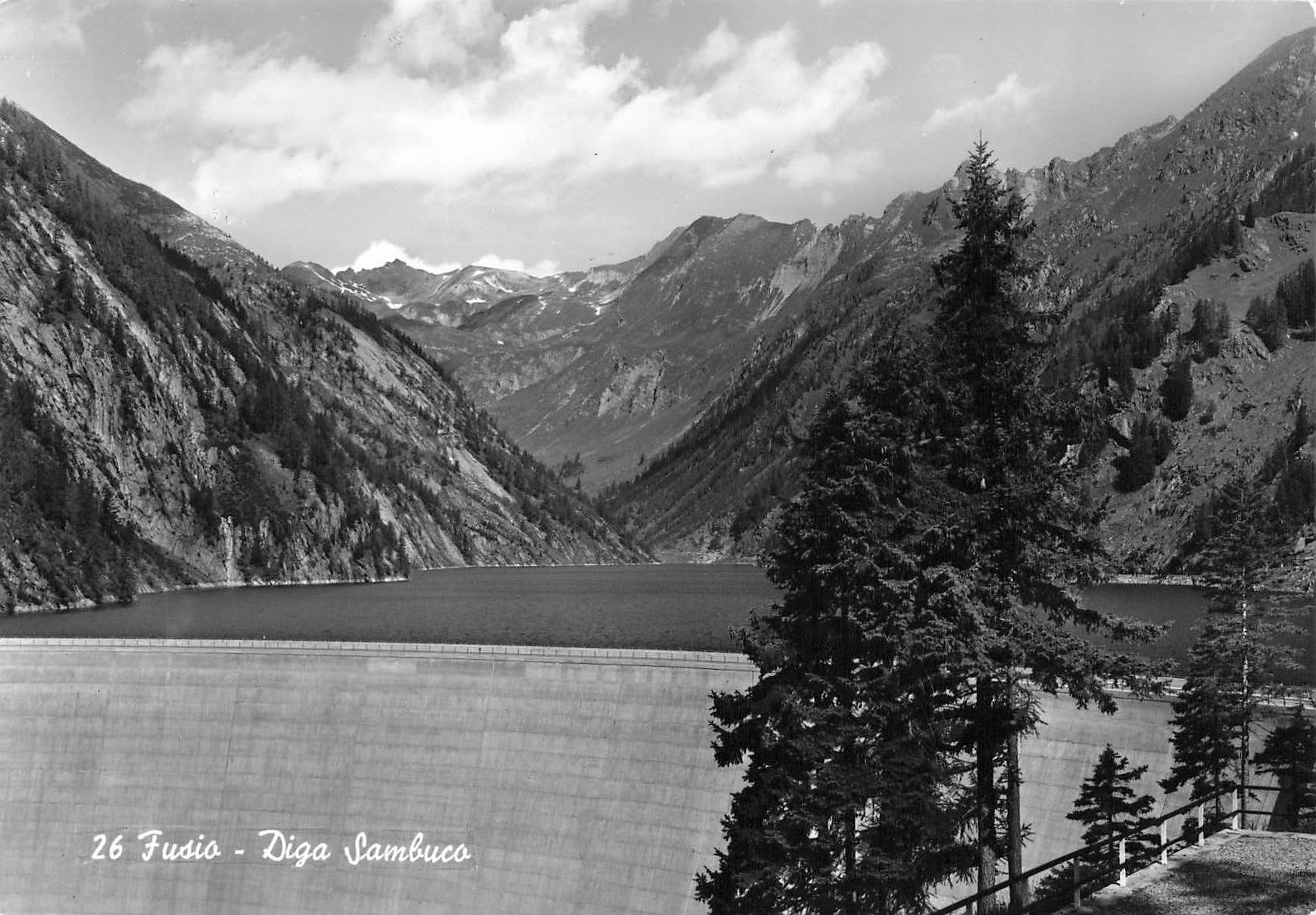 Cartoline postali: Fusio diga valle maggia formato grande – Usato da Biasca venduto da Blenio71