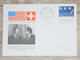 CL02 Enveloppe + Timbre Suisse 1977