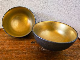 2 Schalen Keramik Schälchen Schüsseln Dekoration Müesli