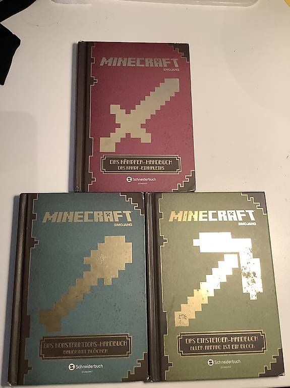 Libri: 3 x Minecraft Buch – Usato da Villigen venduto da tab_blt6
