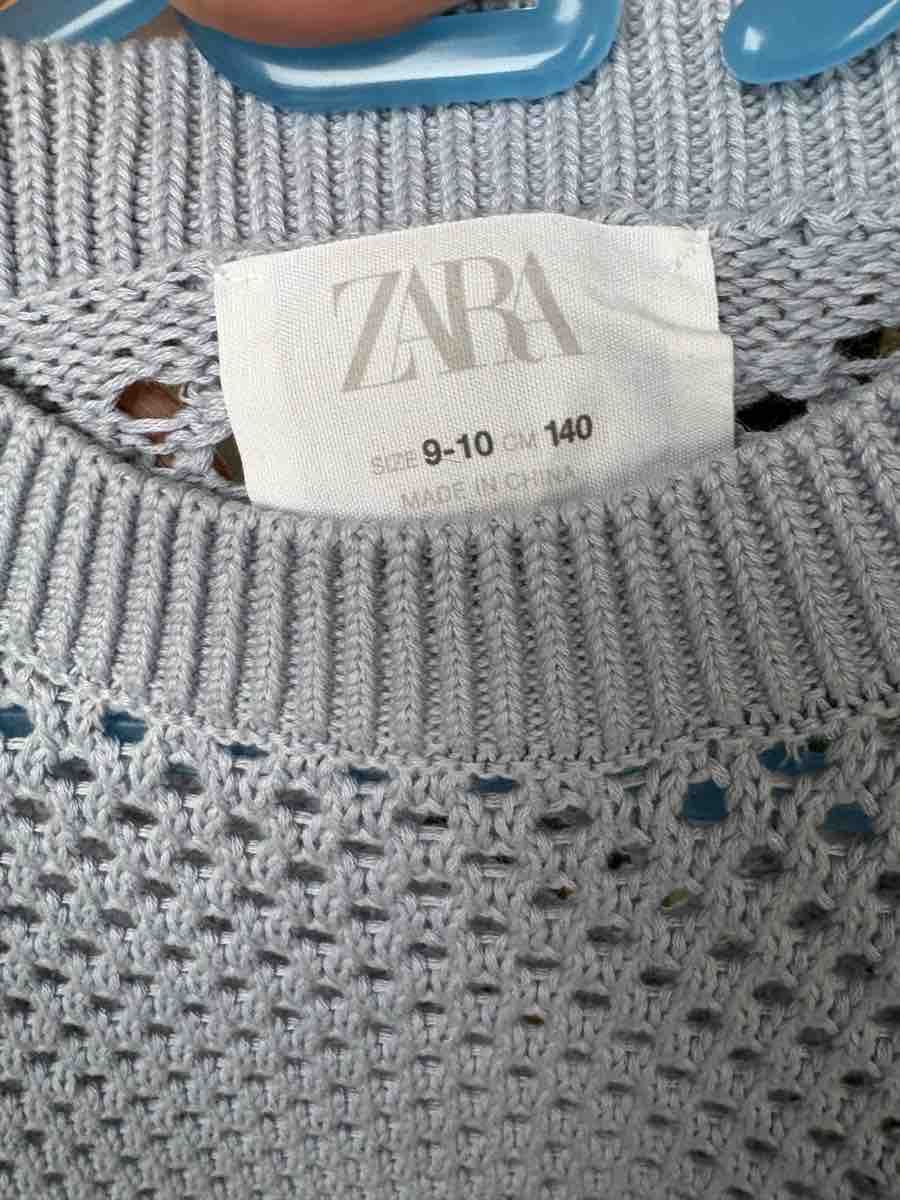 Zara Maglioni & Felpe: Zara Netz-Pullover in Hellblau Grösse 140 bzw. S – Nuovo (secondo la descrizione) da Zürich venduto da ivanab02 2