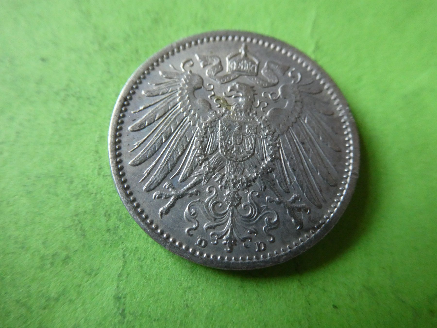 Alle Münzen: Dt. Reich 1915 D, 1 Silbermark – Gebraucht aus Hinterforst von Rohusri 1