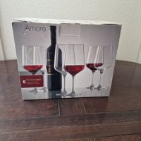 6 Amore Rotweingläser, neu