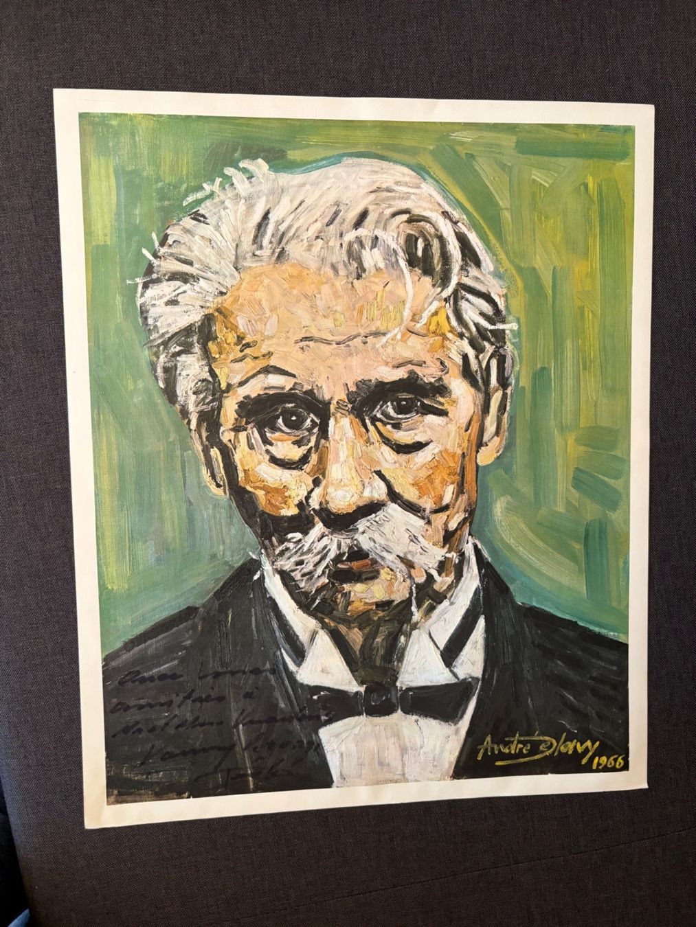 Foto & Immagini: Affiche  originale Albert Einstein signée par André Delavy – Nuovo e nell'imballaggio originale da Clarens venduto da Scottoara