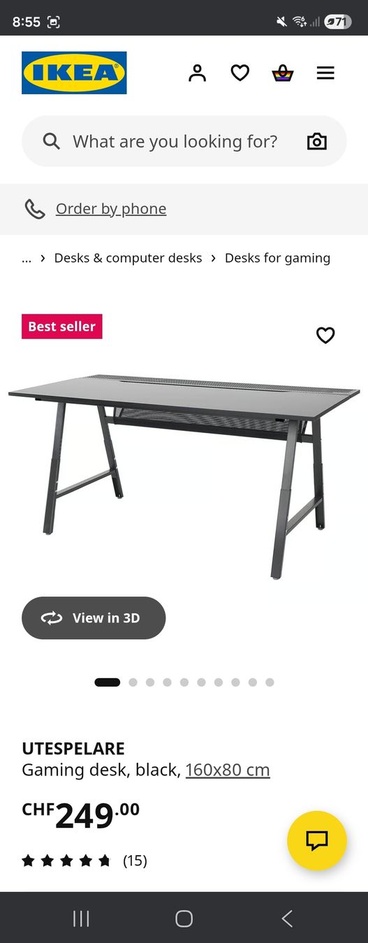 Ikea Scrivanie: SCHREIBTISCH / DESK / Ikea Utespelare – Nuovo (secondo la descrizione) da Zürich venduto da mrs_kl5x 3
