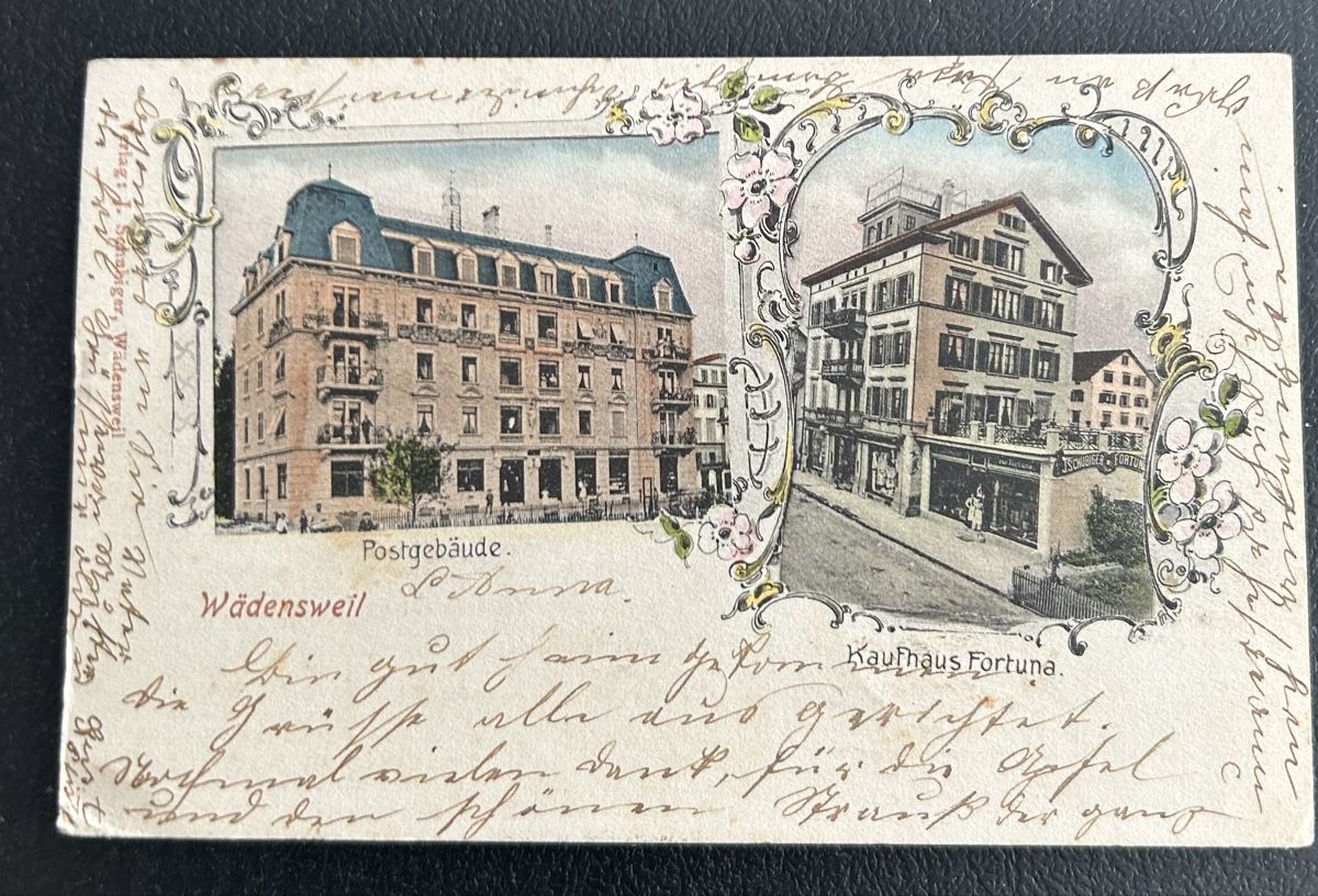Cartoline postali: Wädenswil 2-Bildrig 1905 – Usato da Horw venduto da Tellbub