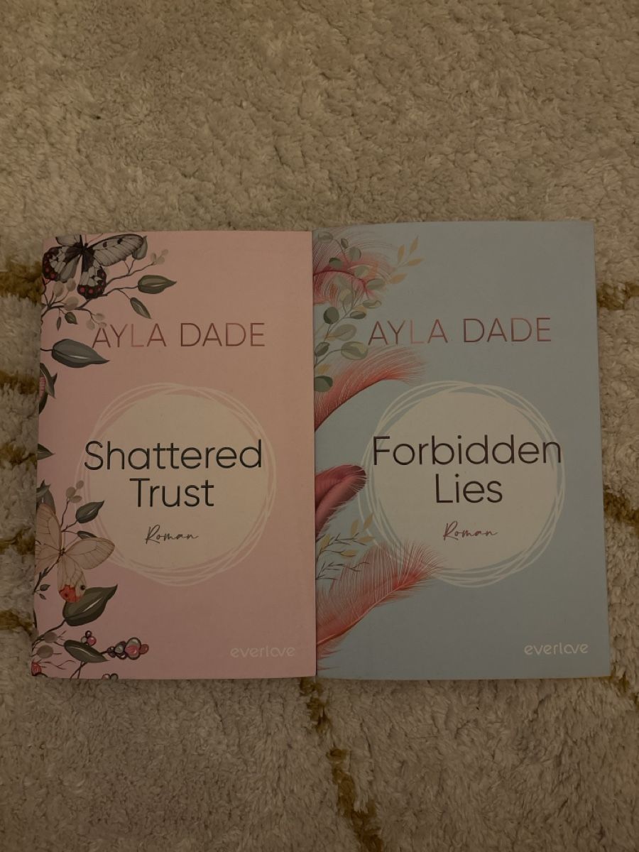 Bücher: Ayla Dade - Shattered Trust & Forbidden Lies - Farbschnitt – Neu (gemäss Beschreibung) aus Eschenbach SG von VanilkaTheNewf