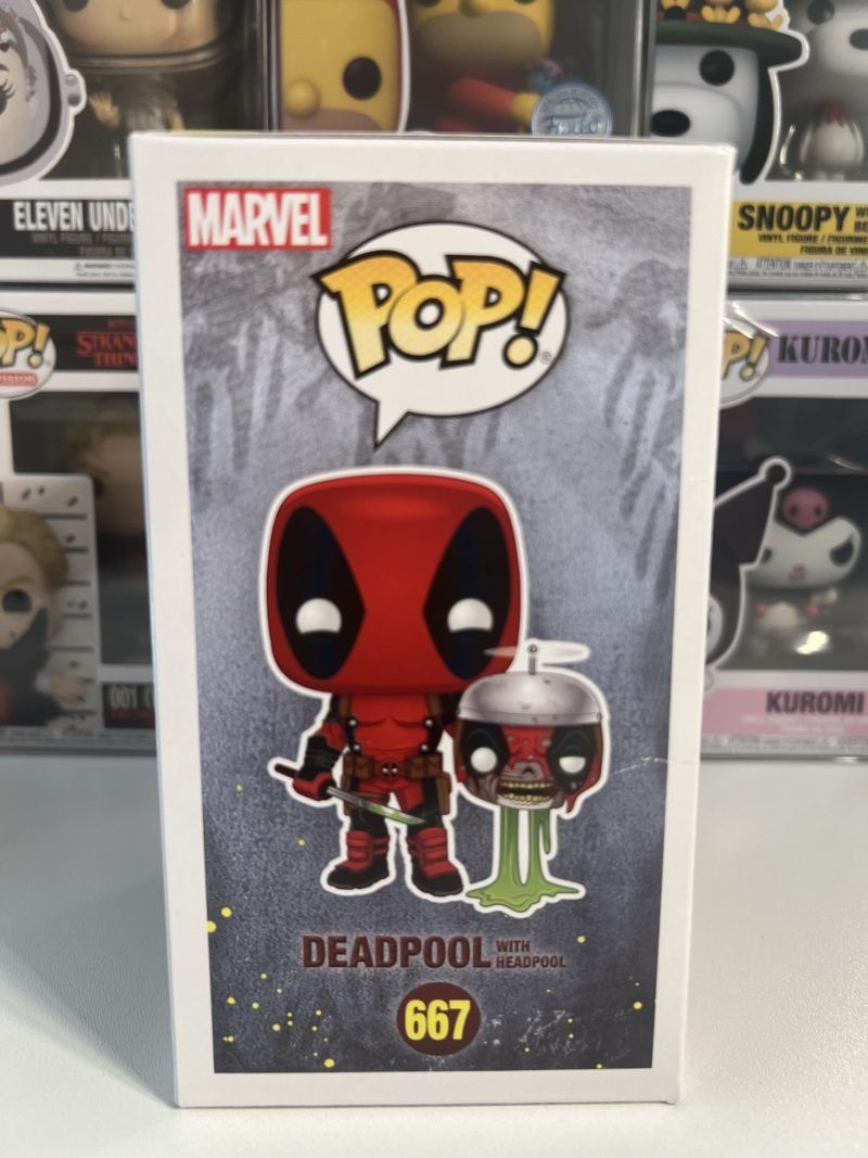 Funko Statuette: Funko POP! Marvel Zombies Deadpool with Headpool Limitée – Nuovo e nell'imballaggio originale da Le Mouret venduto da perfectbijou 1
