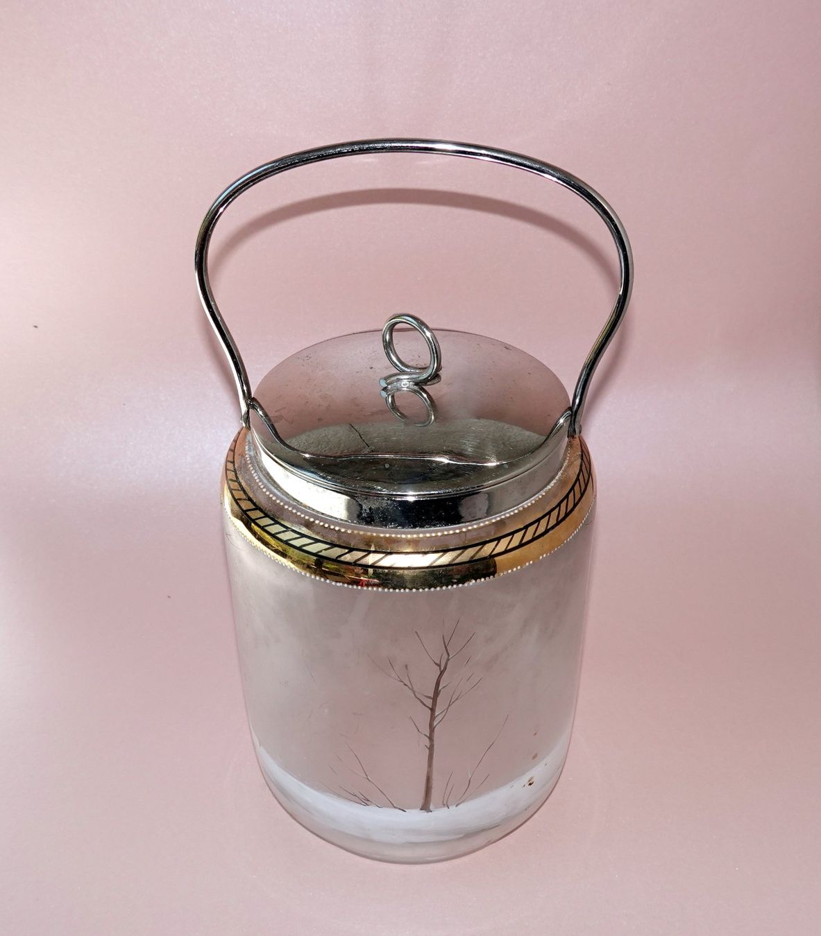 Bicchieri: Antikes Guezli Glas / Bonboniere - Handbemalt – Usato da Brunnen venduto da brocundfloh 2