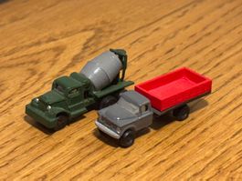 M1419: 2 Lieferwagen auf der Baustelle (Spur N)