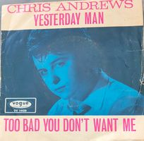 Vinyl Single Chris Andrews - Yesterday Man