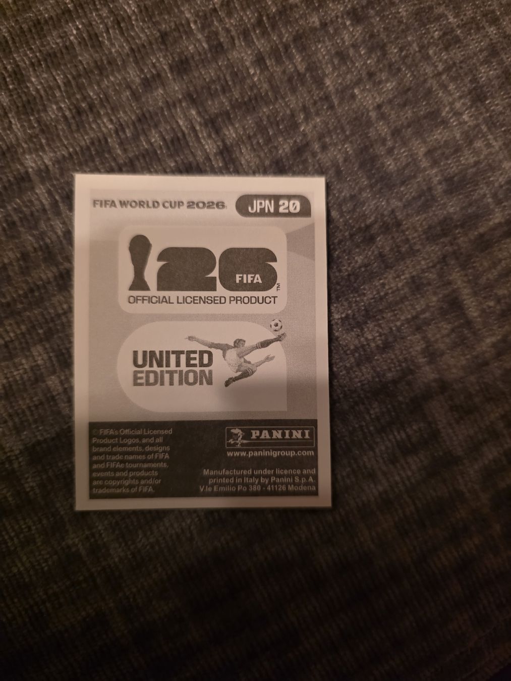Panini Carte collezionabili: Panini WM 2026 JPN 20 Ueda – Nuovo (secondo la descrizione) da Romanshorn venduto da leeh78 1