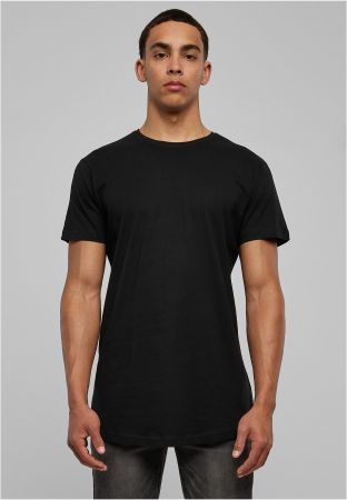 UGi Shaped Long Tee - Extra Lang - Schwarz