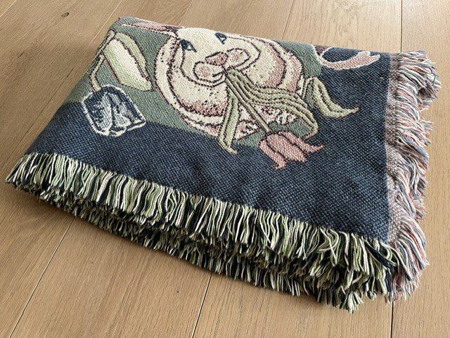 Coperte: Vintage Wohndecke Baumwolle MWW 1992 – Usato da Arosa venduto da auras 3