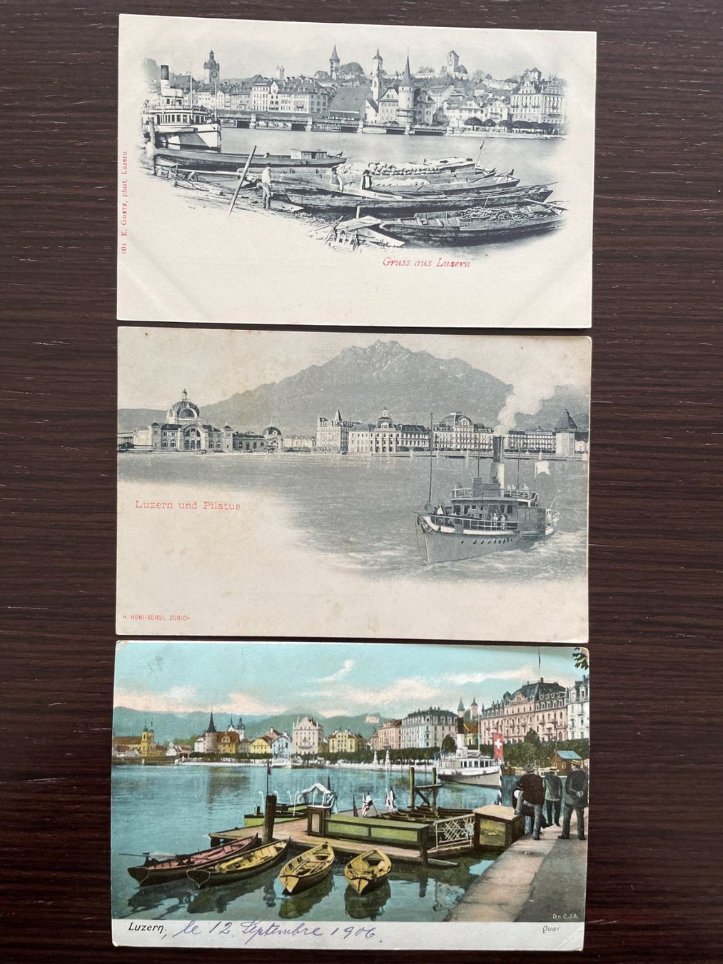 Cartoline postali: LUZERN DAMPFSCHIFF, 10 unterschiedliche Ansichtskarten – Usato da Wald ZH venduto da TLILEF 5