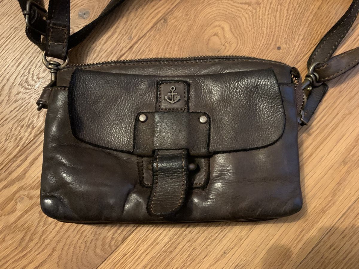 Taschen für Damen: Tasche HARBOUR 2nd Leder dunkelbraun – Gebraucht aus Bern von Mawe0205
