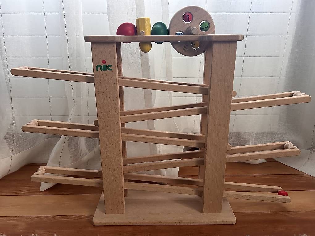Giocattoli: nic Kugelbahn aus Holz – Usato da Langenthal venduto da Sica_