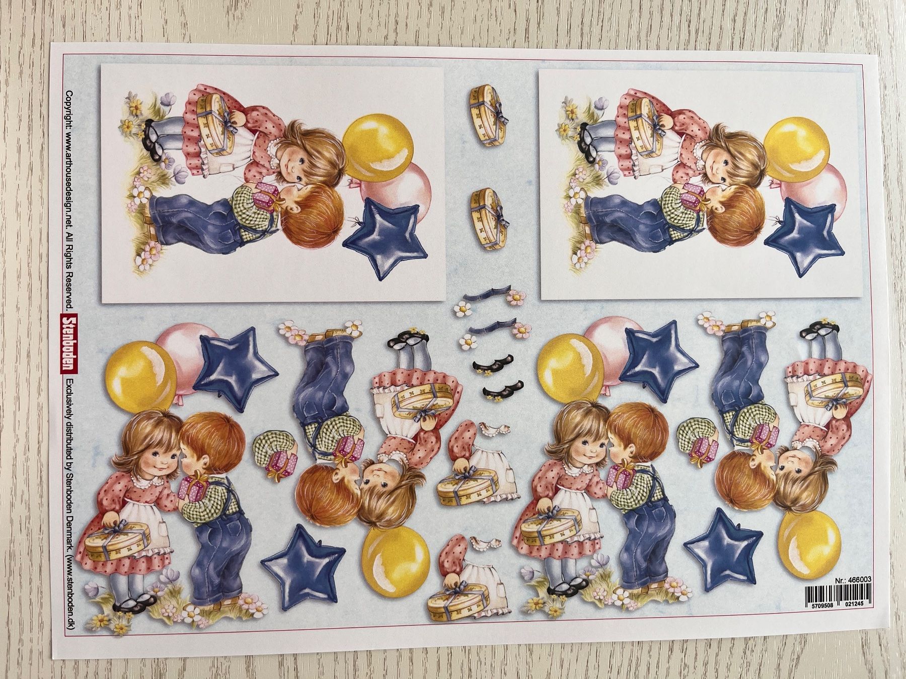 Kit bricolage: 1 Set Kartenbögen mit 10 Designs – Nuovo e nell'imballaggio originale da Büsserach venduto da bor_s88m 5