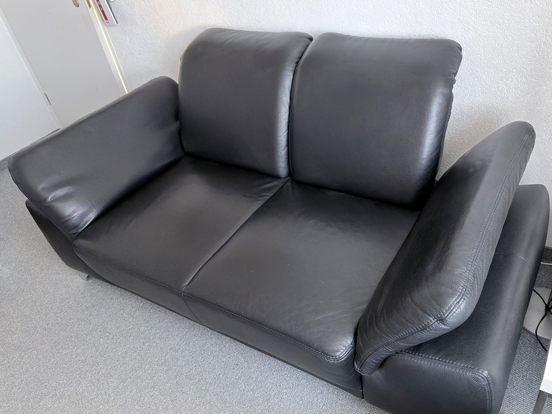Divani: Echtleder Sofa schwarz – Usato da Dürnten venduto da Rota9903 4
