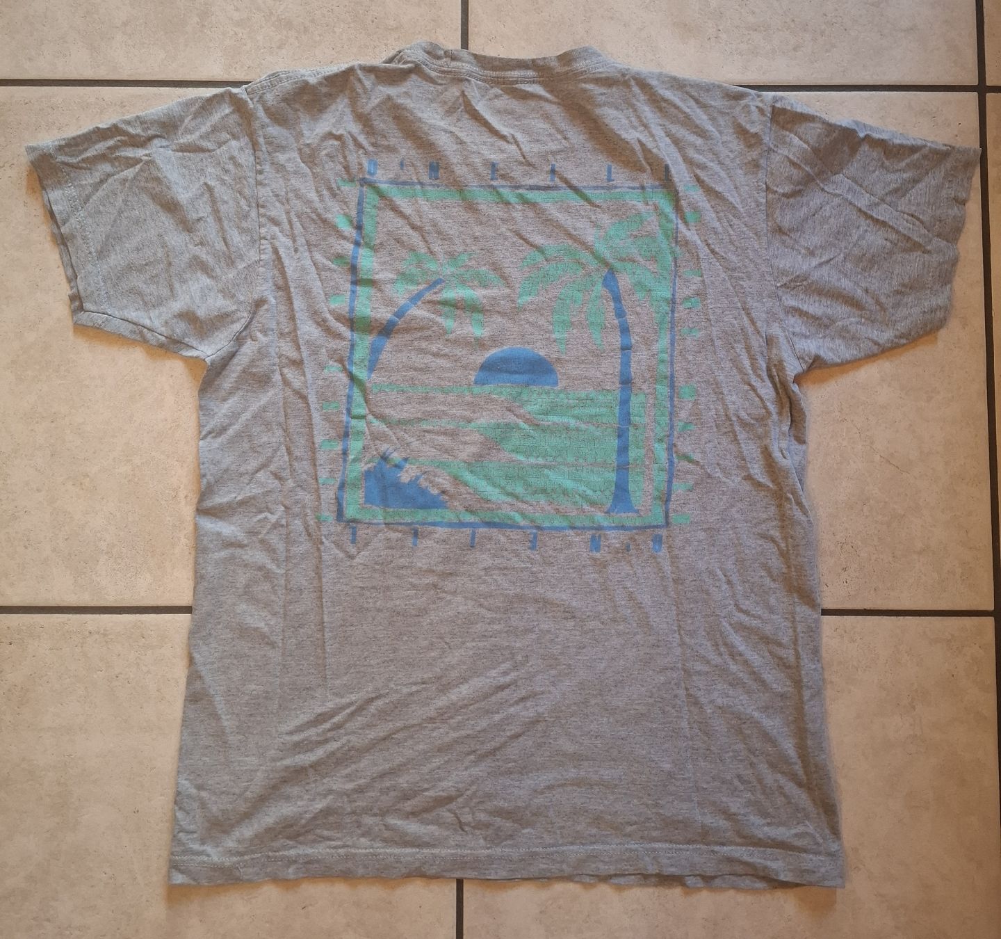O'Neill T-shirt: T-Shirt Gr. M, O'Neill, Rückendruck, hellgrau – Usato da Urtenen-Schönbühl venduto da nerdgirl 1