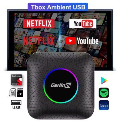 Unità & Adattatore: Carlinkit TBox Ambient –drahtloses CarPlay / AndroidAuto – Usato da Utzenstorf venduto da He1nz 2
