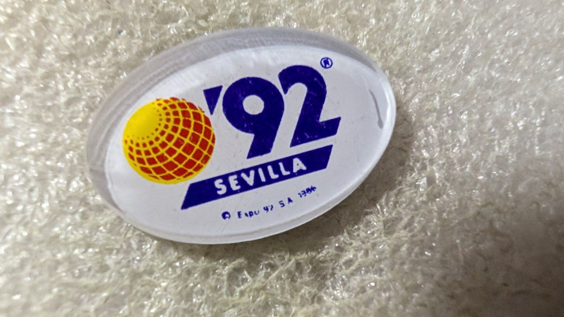 Placchette & Badge: Ansteckpin 166: Sevilla 1992 – Usato da Oppligen venduto da Pin-Fall-Shop