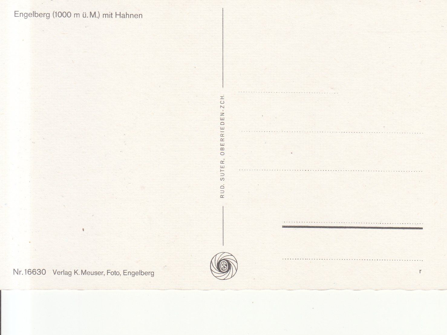 Cartoline postali: Engelberg ca. 1960 – Usato da Bürglen TG venduto da StampGraf 1