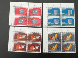 1982  Erstag gest.Viererblock mit Tab  (K66)
