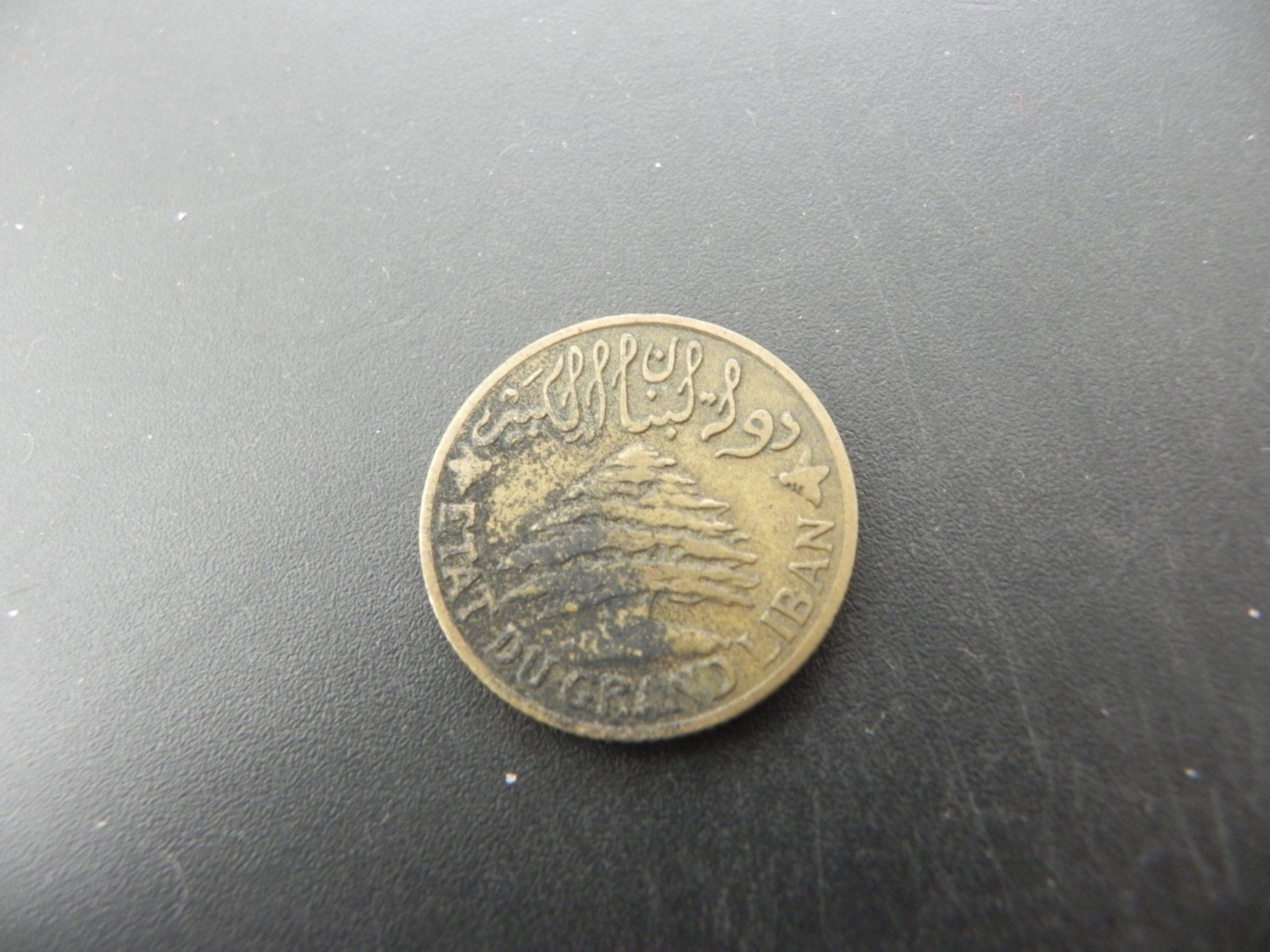 Alle Münzen: Libanon 5 Piastres 1925 – Gebraucht aus Biel/Bienne von Gogolozi 1