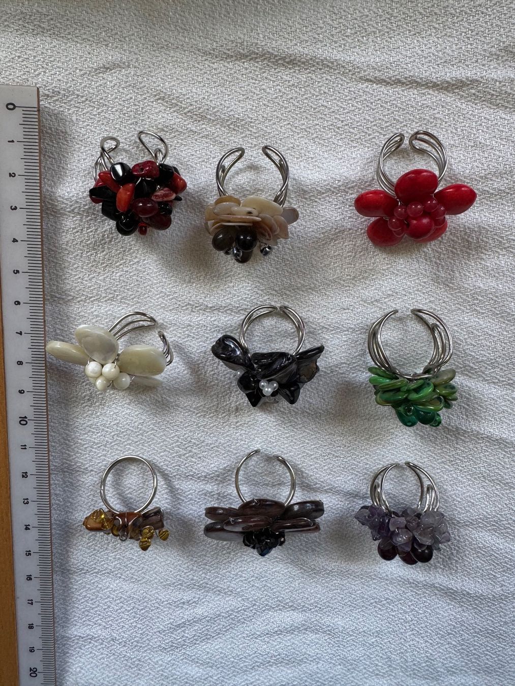 Anelli: Ringe, handgemacht (9 Stk) – Usato da Schweizersholz venduto da Sarah1234 2