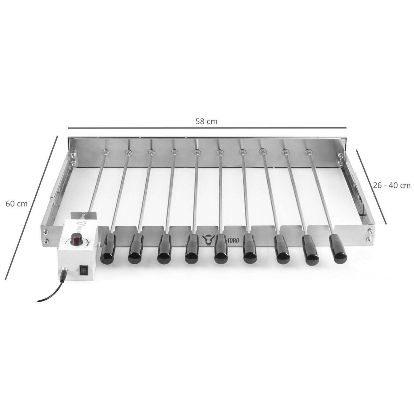 Accessori per grill: Edelstahl Grillaufsatz mit 10 Spießen – Nuovo e nell'imballaggio originale da Bottighofen venduto da zaap 6