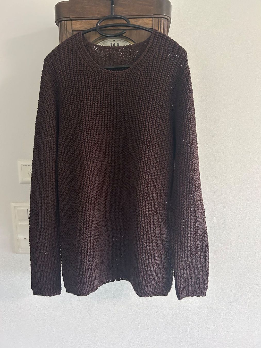Pullover & Sweatshirts: Brauner Strickpullover, Gr.46 – Gebraucht aus Kaltbrunn von lagone1