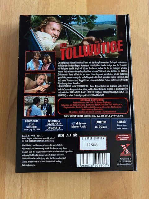 Tutti i DVDs: Der Tollwütige (1977) – Usato da Bubikon venduto da cinerama01 1