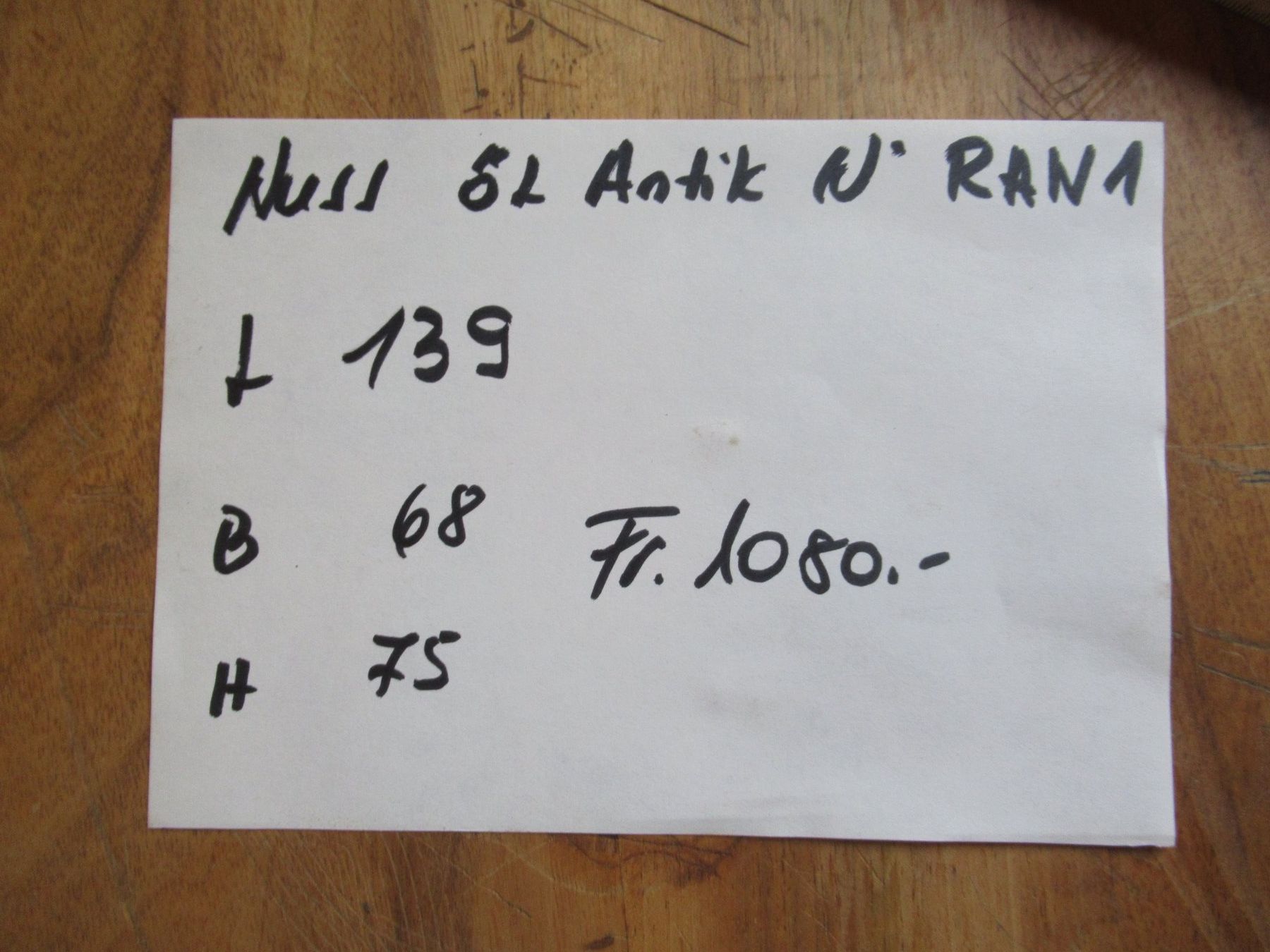 Tavoli: Antiker Beizentisch (Nuss/139) – Usato da Berg SG venduto da Pizza58 6