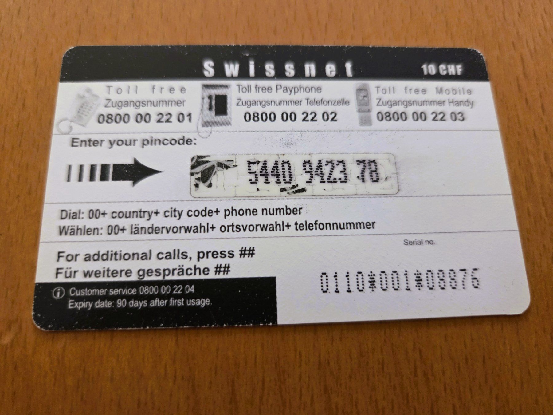 Cartes de téléphone: PREPAID - SCHWEIZ – D'occasion à Brüttisellen par Nighttrain 1