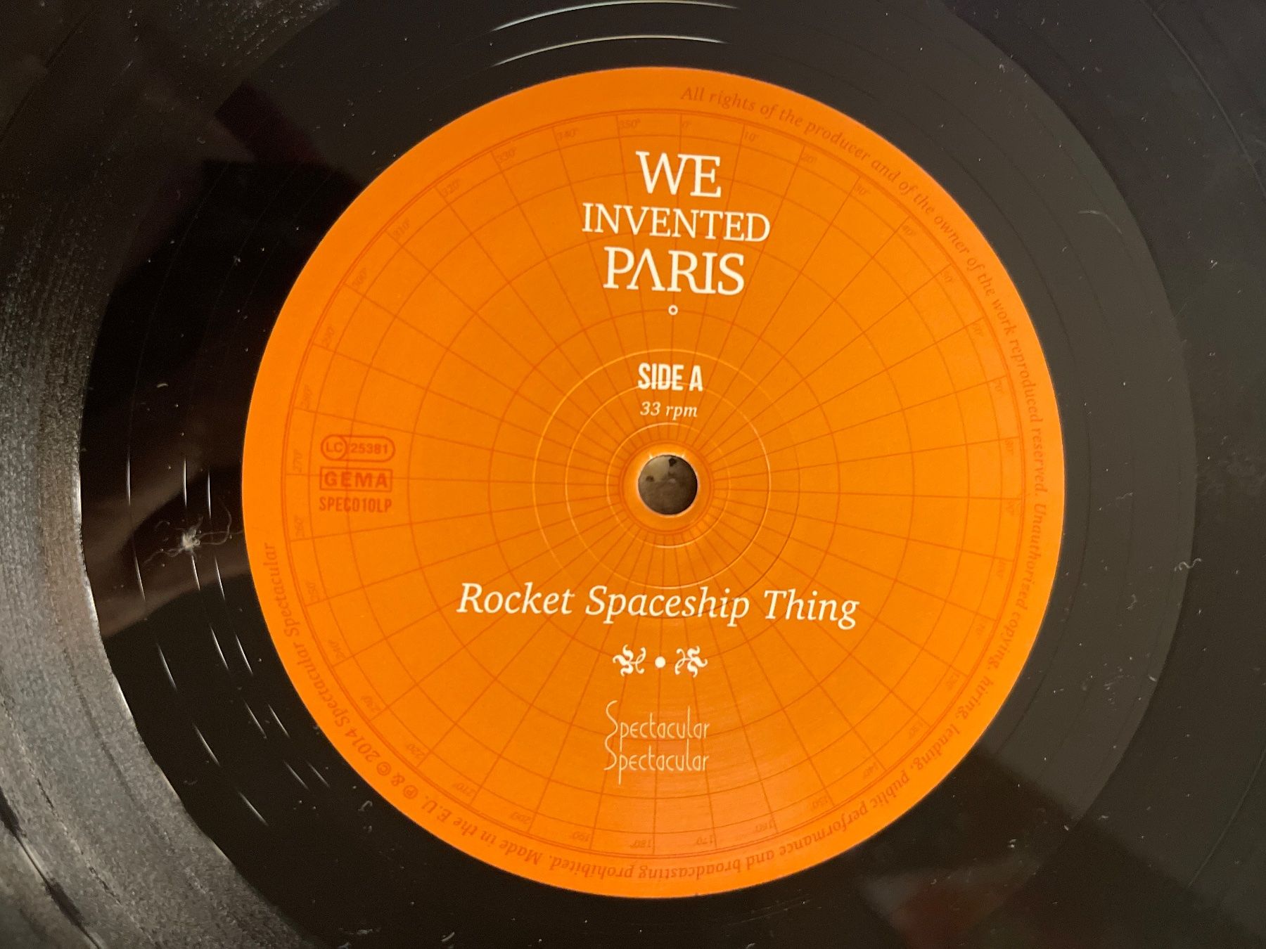 Schallplatten: S4/We Invented Paris - Rocket Spaceship Thing – Gebraucht aus Frutigen von Philippe_jsp 2