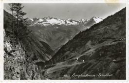 Schallbett   VS  an der Simplon - Strasse    um 1953