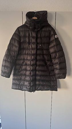 Moncler-Daunenjacke, schwarz, Gr. 5 (Gr. 44)